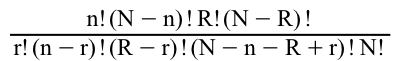 probability formual